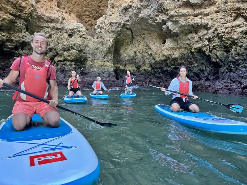 A Stand-up paddleboard tour in the grottos of Lagos, Algarve